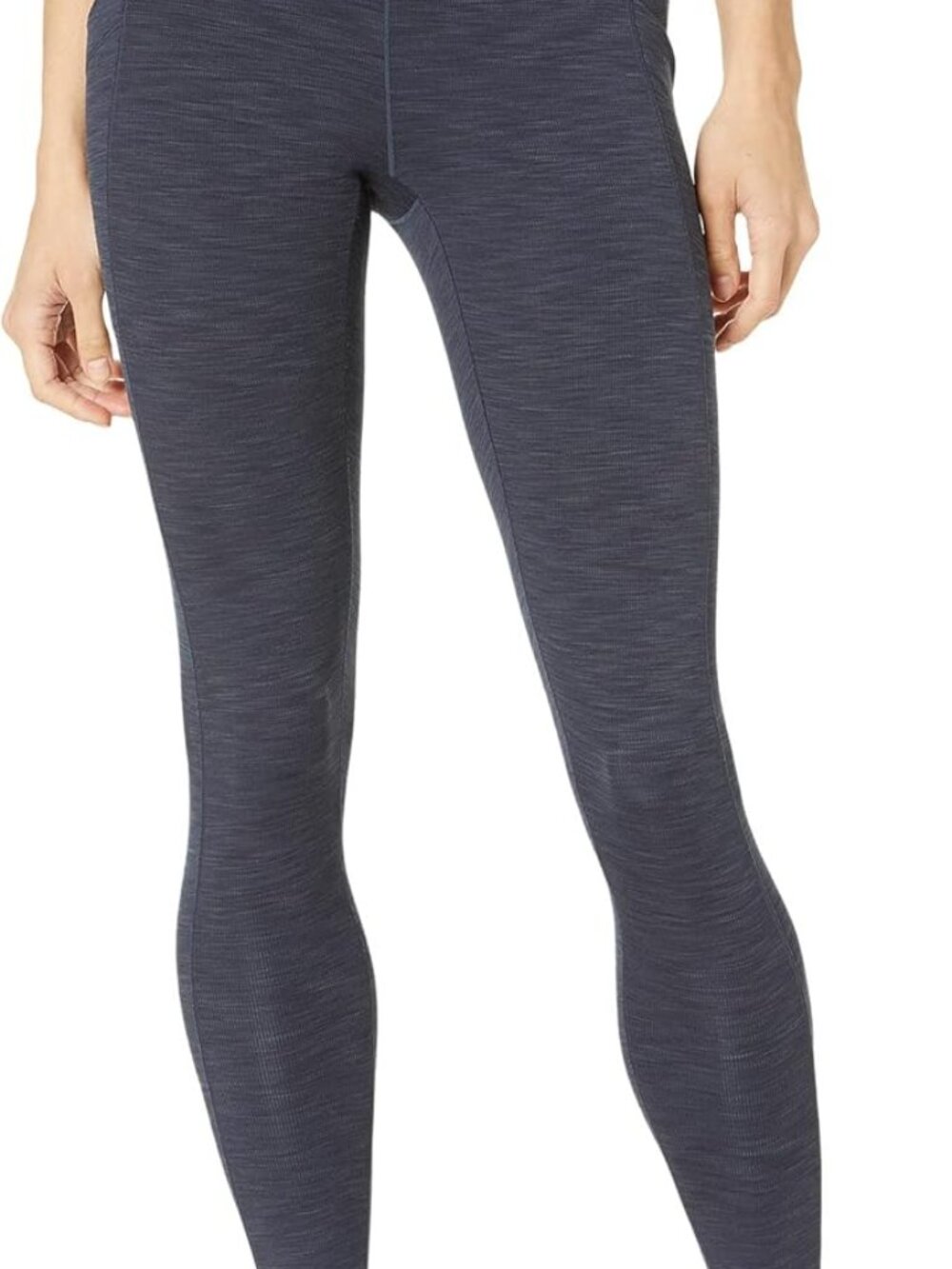 Prana Becksa Blue Pocket Ribbed Leggings, Navy, Size Small
